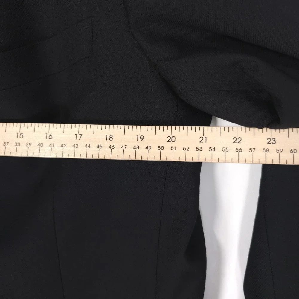 HUGO BOSS Men's Wool Blazer 44R Black Einstein Sigma‎ USA Made Tailored Classic